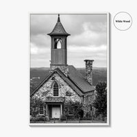 Branson Black and White Fine Art Photo Print, Missouri Top of the Rock Poster