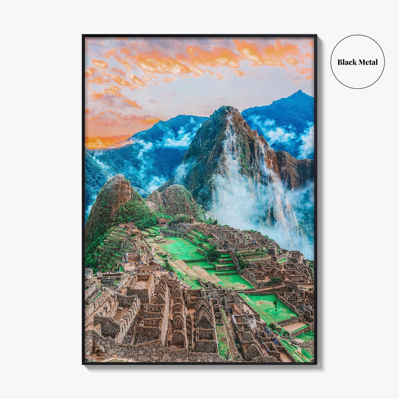Machu Picchu Fine Art Photo Print, Cusco Peru, Inca Terraces Wall Decor Poster