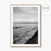 Carlsbad Black and White Fine Art Photo Print, San Diego California Poster