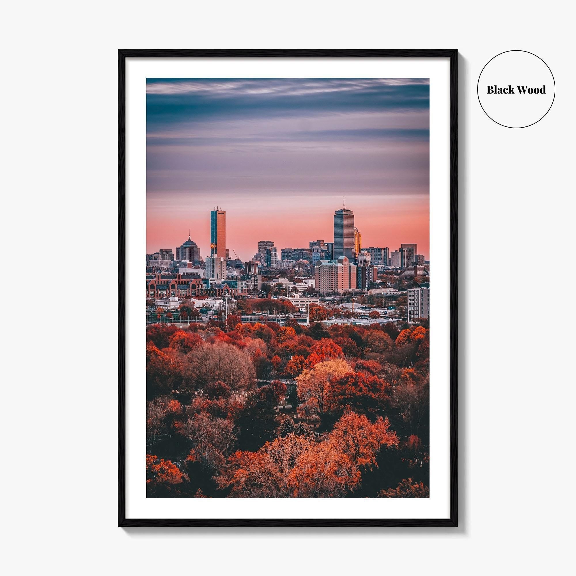 Boston Fine Art Photo Print, Massachusetts USA, Wall Decor, Poster