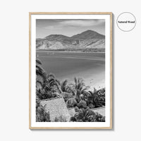 Great Barrier Reef Black and White Fine Art Photo Print, Port Douglas Poster