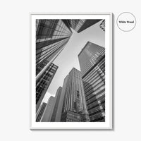Manhattan Black and White Fine Art Photo Print, New York City Skylin Poster