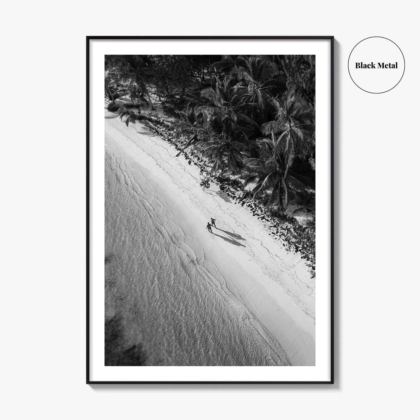 Dominican Republic Black and White Fine Art Photo Print, Caribbean Beach Poster