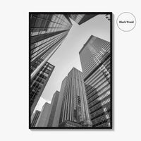 Manhattan Black and White Fine Art Photo Print, New York City Skylin Poster