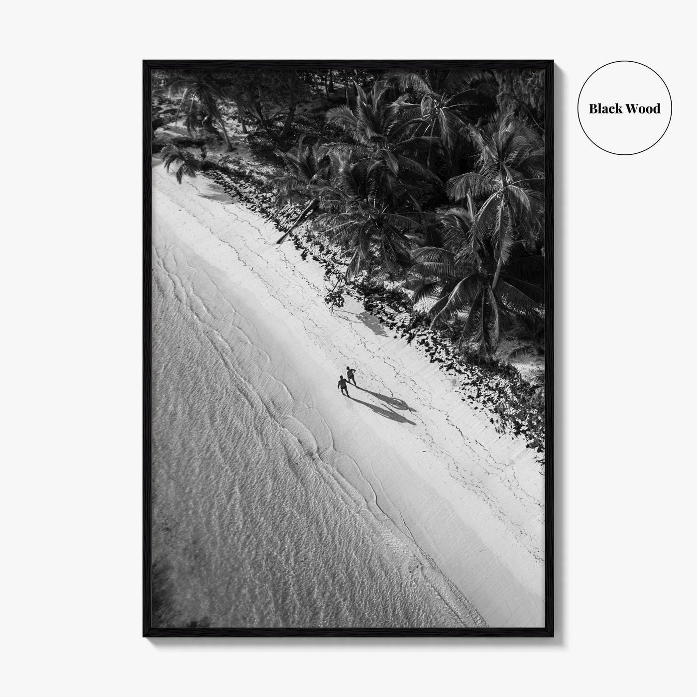 Dominican Republic Black and White Fine Art Photo Print, Caribbean Beach Poster
