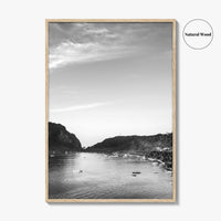 El Nido Black and White Fine Art Photo Print, Palawan Bacuit Bay, Philippines Poster