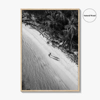 Dominican Republic Black and White Fine Art Photo Print, Caribbean Beach Poster