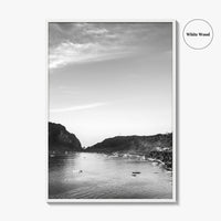 El Nido Black and White Fine Art Photo Print, Palawan Bacuit Bay, Philippines Poster