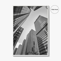 Manhattan Black and White Fine Art Photo Print, New York City Skylin Poster