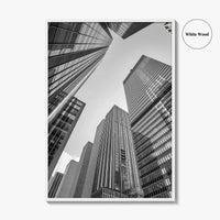 Manhattan Black and White Fine Art Photo Print, New York City Skylin Poster