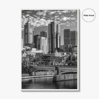 Melbourne Black and White Fine Art Photo Print, Victoria Australia Wall Poster