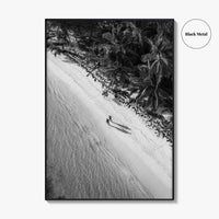 Dominican Republic Black and White Fine Art Photo Print, Caribbean Beach Poster