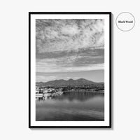 Lake Mission Viejo Black and White Fine Art Photo Print, Orange County California