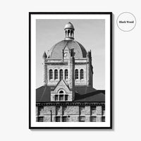 Lexington Kentucky Black and White Fine Art Photo Print, Historic Building, USA, Wall Poster