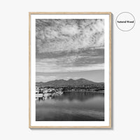 Lake Mission Viejo Black and White Fine Art Photo Print, Orange County California