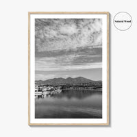 Lake Mission Viejo Black and White Fine Art Photo Print, Orange County California
