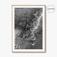 Manuel Antonio Black and White Fine Art Photo Print, Costa Rica, Beach Home Decor