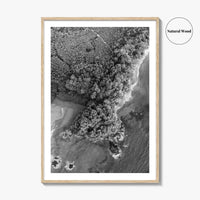 Manuel Antonio Black and White Fine Art Photo Print, Costa Rica, Beach Home Decor