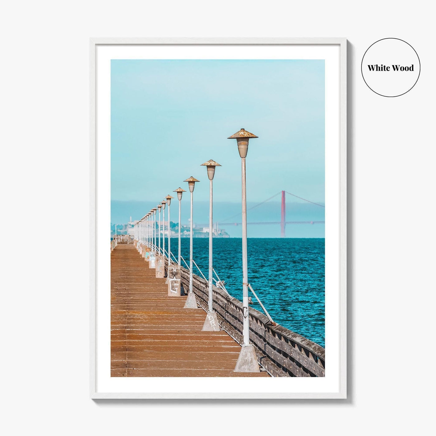 Berkeley Fine Art Photo Print, San Francisco Bay, California USA Wall Poster