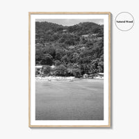 Ocho Rios Black and White Fine Art Photo Print, Jamaica Poster, Saint Ann Parish