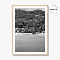 Ocho Rios Black and White Fine Art Photo Print, Jamaica Poster, Saint Ann Parish