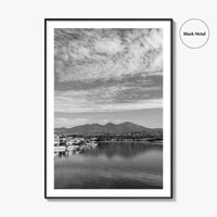Lake Mission Viejo Black and White Fine Art Photo Print, Orange County California