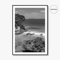 Ko Phak Bia Black and White Fine Art Photo Print, Andaman Sea, Krabi, Thailand