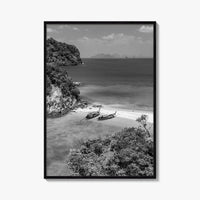 Ko Phak Bia Black and White Fine Art Photo Print, Andaman Sea, Krabi, Thailand