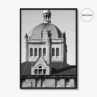 Lexington Kentucky Black and White Fine Art Photo Print, Historic Building, USA, Wall Poster