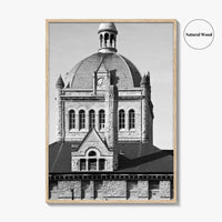 Lexington Kentucky Black and White Fine Art Photo Print, Historic Building, USA, Wall Poster