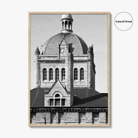 Lexington Kentucky Black and White Fine Art Photo Print, Historic Building, USA, Wall Poster