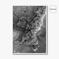 Manuel Antonio Black and White Fine Art Photo Print, Costa Rica, Beach Home Decor