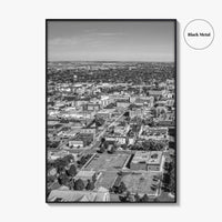 Fargo Black and White Fine Art Photo Print, North Dakota Poster