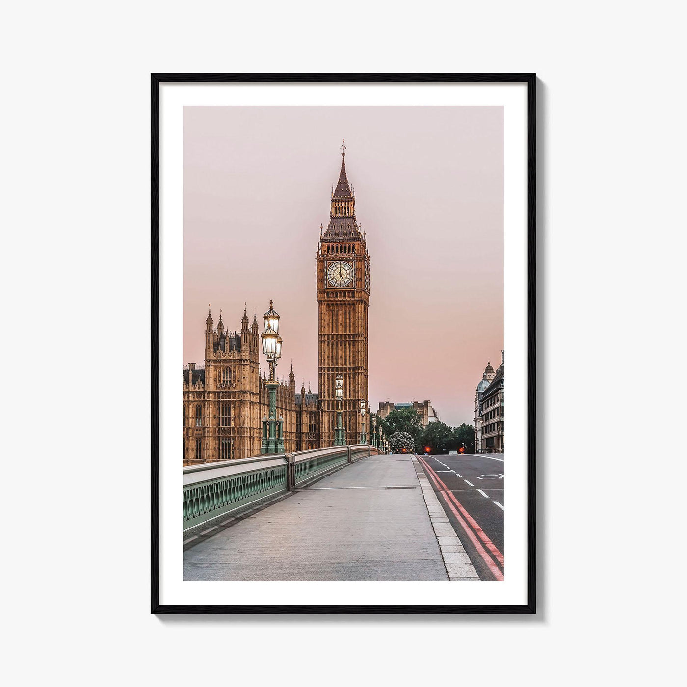 London Fine Art Photo Print, Big Ben Westminster, England UK, Poster