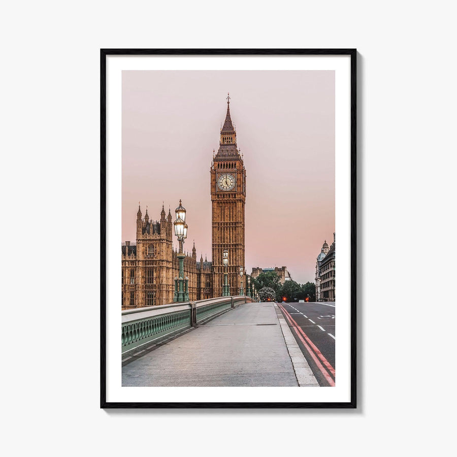 London Fine Art Photo Print, Big Ben Westminster, England UK, Poster
