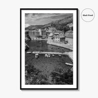 Dubrovnik Black and White Fine Art Photo Print, Old Town Croatia Poster