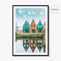 Volendam Fine Art Photo Print, North Holland Netherlands Wall Decor Poster