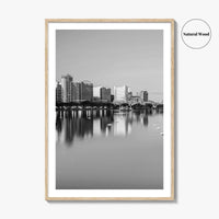Orlando Black and White Fine Art Photo Print, Lake Eola Park Florida Poster