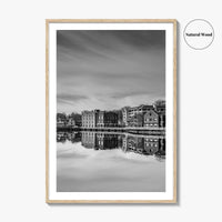 Westport Connecticut Black and White Fine Art Photo Print, Downtown Wall Poster, USA
