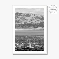 Palo Alto Black and White Fine Art Photo Print, Silicon Valley, California Poster