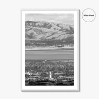 Palo Alto Black and White Fine Art Photo Print, Silicon Valley, California Poster