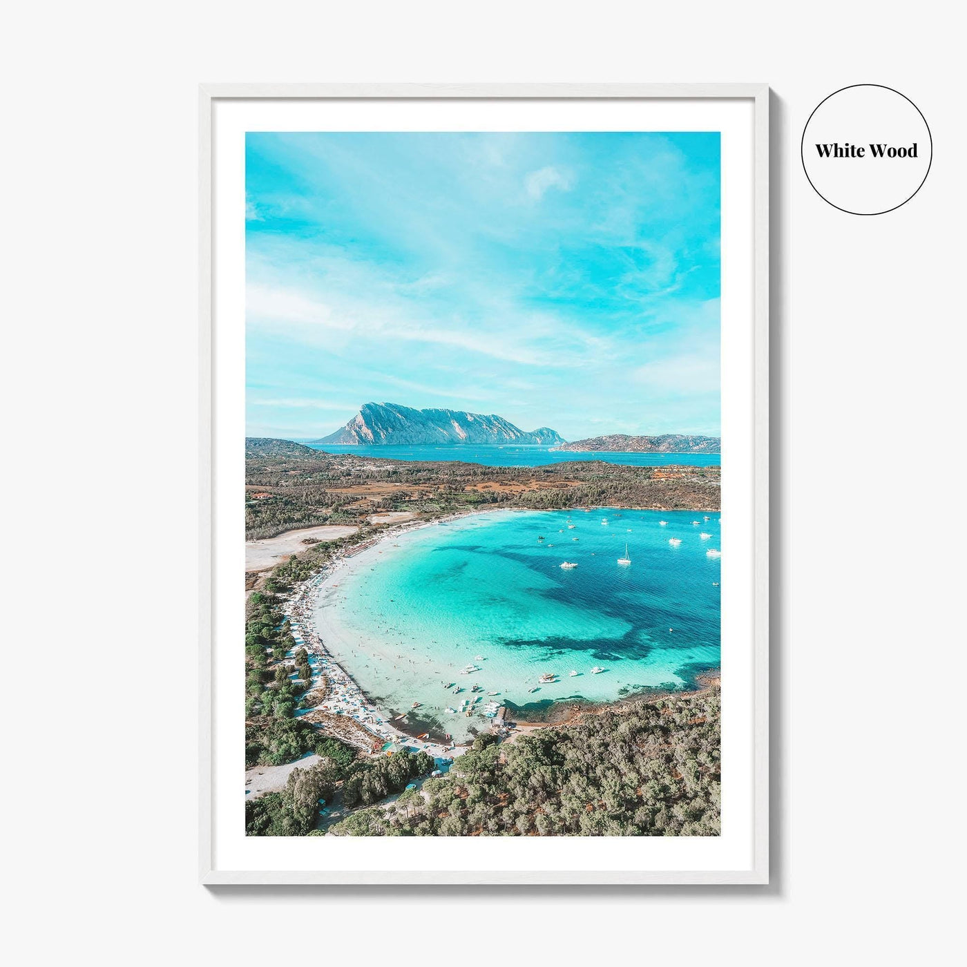 Sardinia Fine Art Photo Print, Cala Brandinchi, Tavolara Island, San Teodoro Italy, Beach Poster