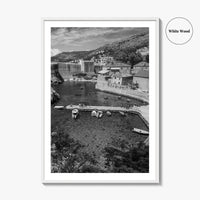 Dubrovnik Black and White Fine Art Photo Print, Old Town Croatia Poster