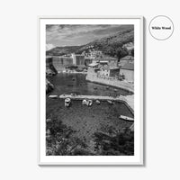 Dubrovnik Black and White Fine Art Photo Print, Old Town Croatia Poster