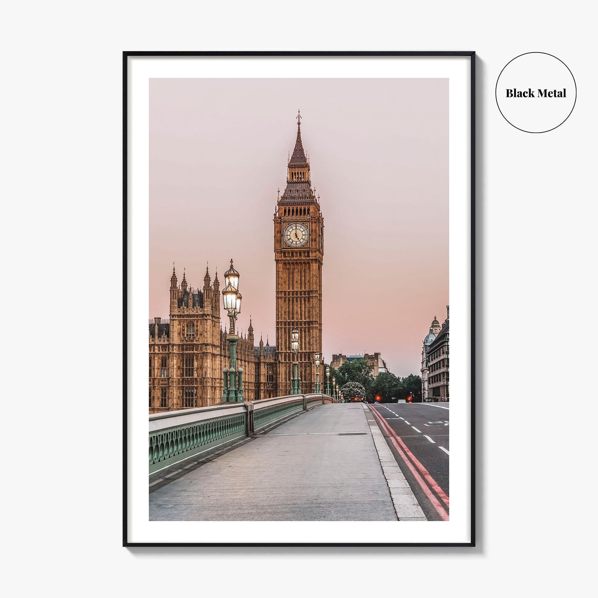 London Fine Art Photo Print, Big Ben Westminster, England UK, Poster