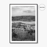 Queen Elizabeth National Park Black and White Fine Art Photo Print, Uganda Poster