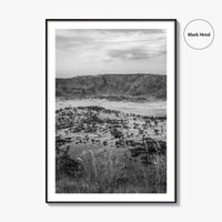 Queen Elizabeth National Park Black and White Fine Art Photo Print, Uganda Poster