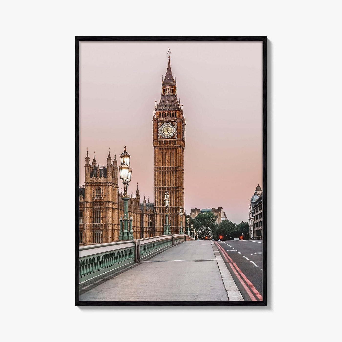 London Fine Art Photo Print, Big Ben Westminster, England UK, Poster
