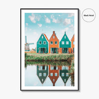Volendam Fine Art Photo Print, North Holland Netherlands Wall Decor Poster