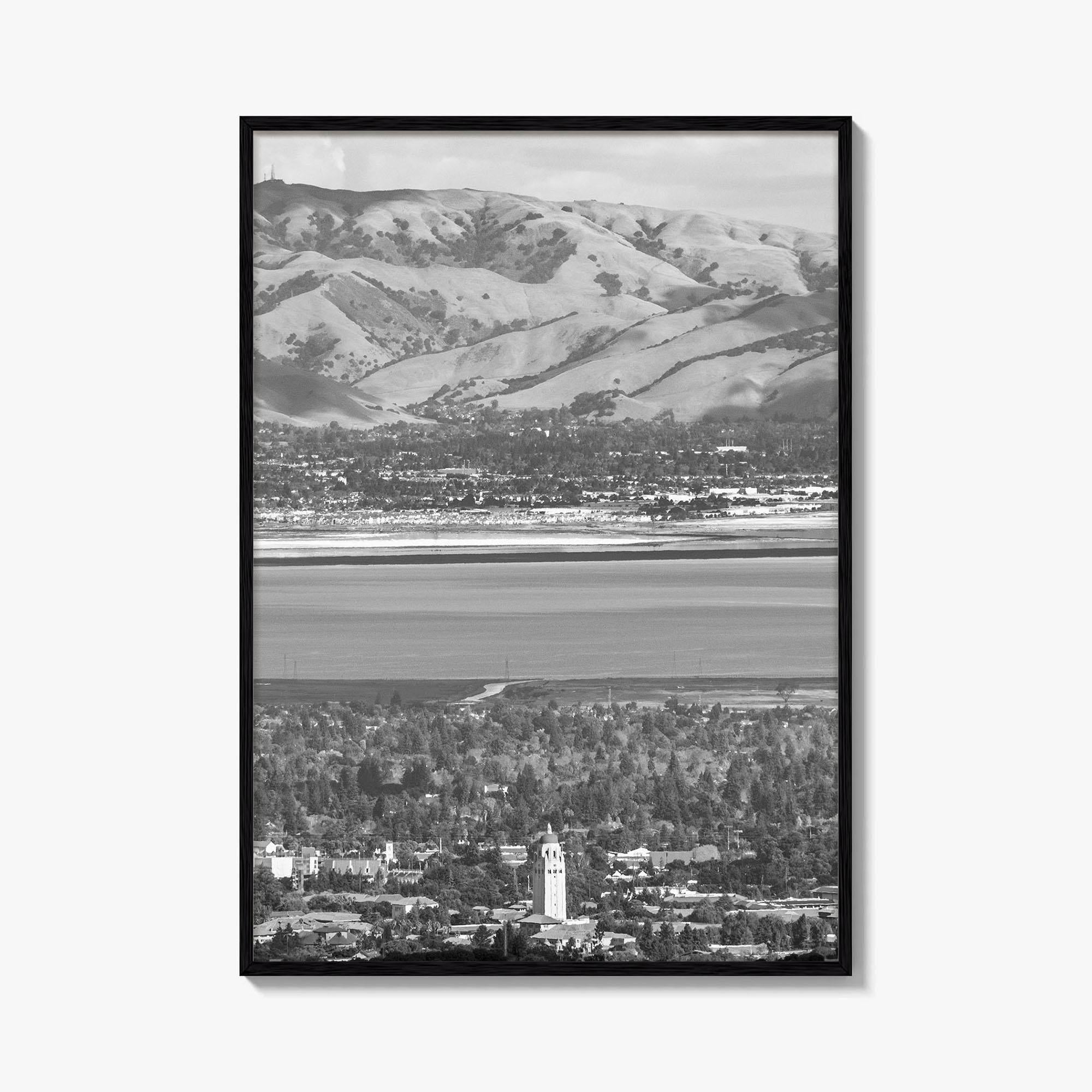 Palo Alto Black and White Fine Art Photo Print, Silicon Valley, California Poster